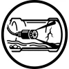 Sewer line camera inspection icon
